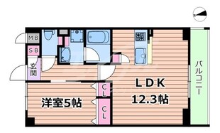 森小路駅 徒歩8分 3階の物件間取画像